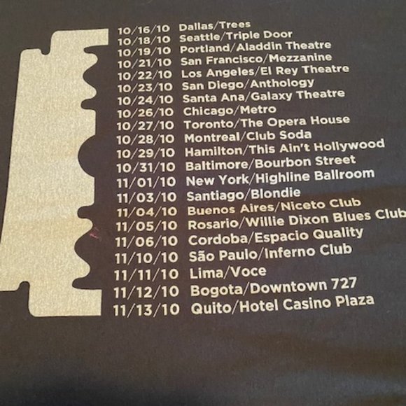 RECOIL ALAN WILDER TOUR SHIRT MENS SIZE LARGE (SIGNATURE BY A.L.) NEVER WORN - Picture 6 of 8